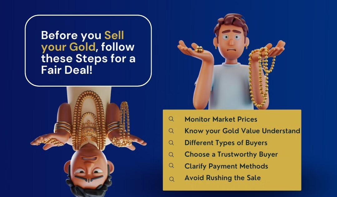 Steps to follow for a fair deal gold selling in Bangalore.